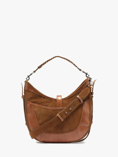 Shoulder Bag Luna Leather Great by sandie Beige luna SNA other view 4