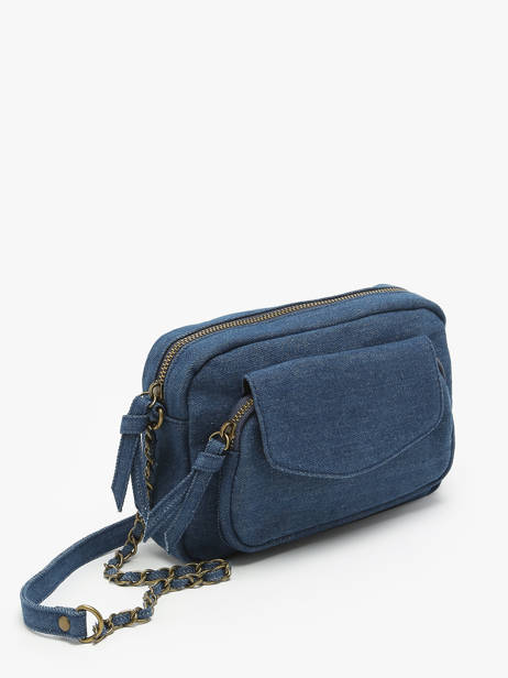 Sac Bandoulière Codette Coton Pieces Bleu codette 17150467 vue secondaire 2