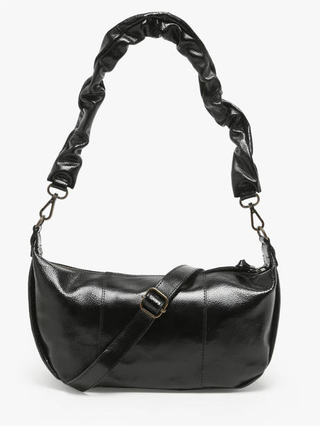 Shoulder Bag Calian Leather Pieces Black calian 17149401 other view 4