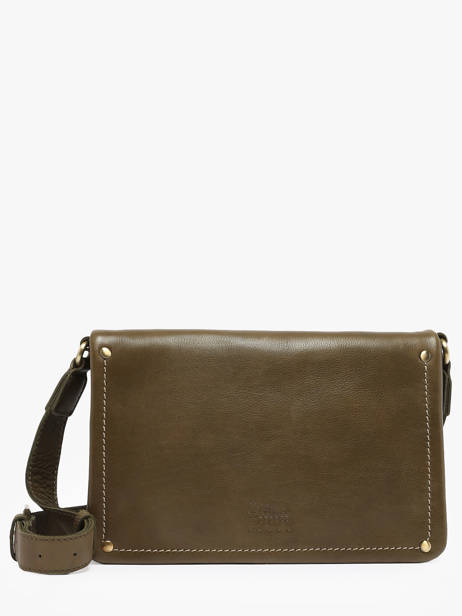 Crossbody Bag Boston Leather Basilic pepper Green boston BBOS01