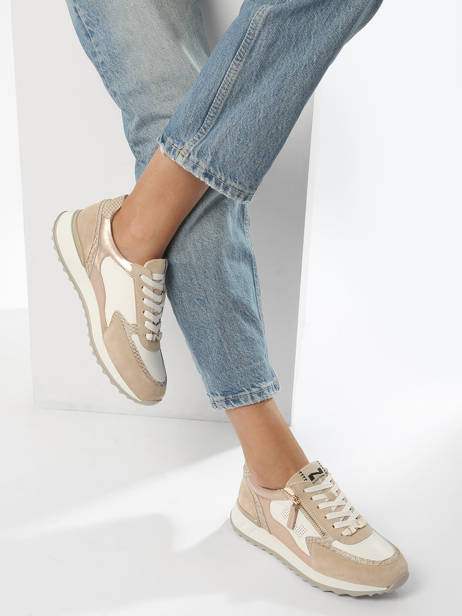 Sneakers In Leather Nathan baume Beige women 241NS01 other view 2