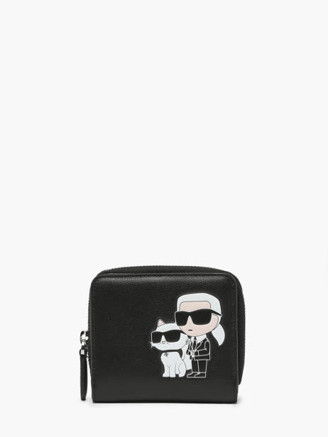 Portefeuille K/ikonik 2.0 Cuir Karl lagerfeld Noir k ikonic 2.0 240W3259