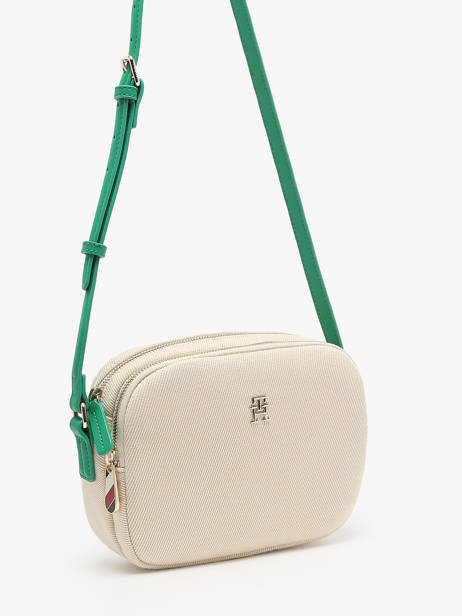 Shoulder Bag Poppy Canvas Recycled Polyester Tommy hilfiger Beige poppy canvas AW16419 other view 2
