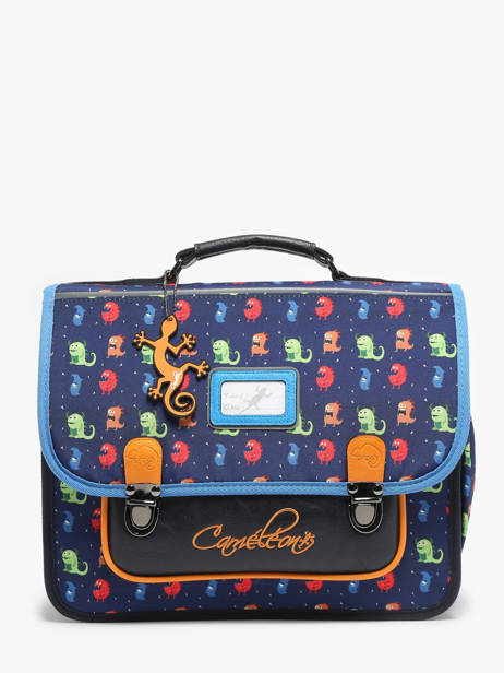 Satchel For Kids 2 Compartments Cameleon Multicolor retro CA35
