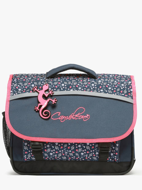 Satchel For Kids 2 Compartments Cameleon Pink actual CA38