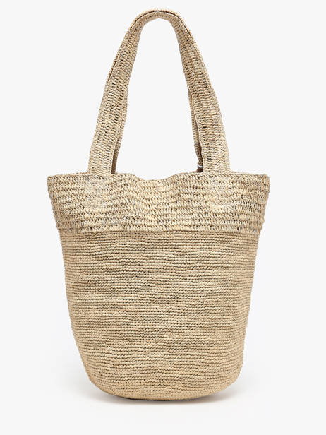 Shopping Bag L'atelier Du Crochet Raphia Le voyage en panier Beige l'atelier du crochet AM772 other view 4