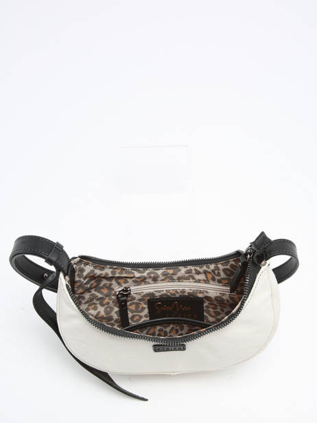 Small Shoulder Bag Sosoomao Cotton And Leather Etrier Black sosoomao coton ECSC057S other view 3