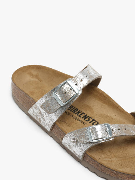 Slippers Mayari Birkenstock Silver women 1026967 other view 1