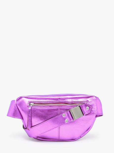 Sac Banane Bonbon Cuir Paul marius Rose bonbon BANANBON vue secondaire 4