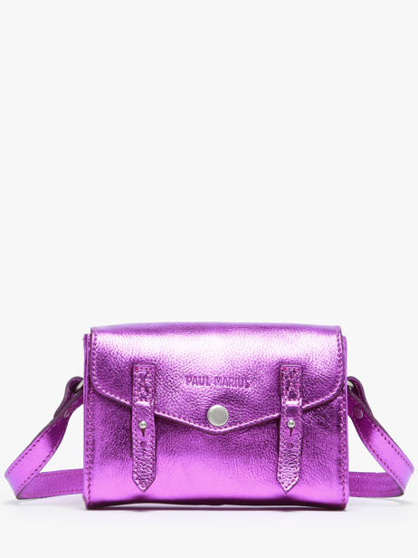 Leather Mini Indispensble Bonbon Crossbody Bag Paul marius Pink bonbon MINIBON