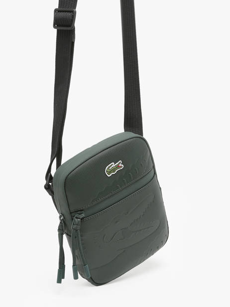 Sac Bandoulière Lacoste Vert lcst NH4621TX vue secondaire 2