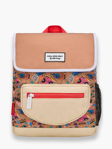 Backpack Hello hossy Brown cool kids 5