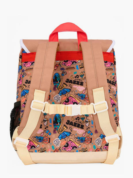 Backpack Hello hossy Brown cool kids 5 other view 4