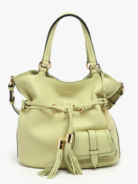 Sac Seau M Premier Flirt Cuir Lancel Vert premier flirt A10110