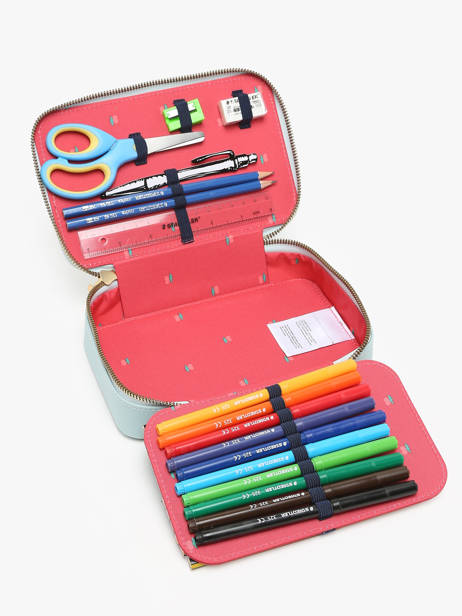 Trousse Remplie 1 Compartiment Jeune premier Blanc daydream girls G vue secondaire 2