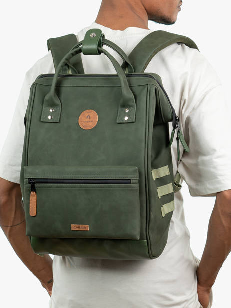 Customisable Backpack Adventurer Medium Cabaia Green adventurer BAGS other view 1