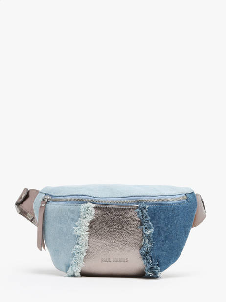 Sac Banane Paul marius Bleu denim acier BANANDEA