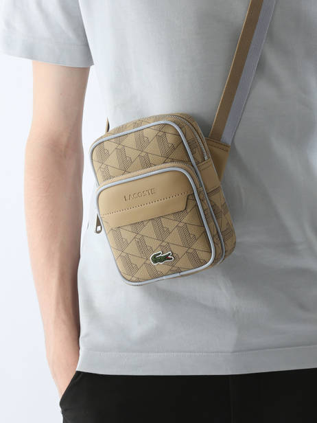 Crossbody Bag Lacoste Beige the blend NH4585BG other view 1