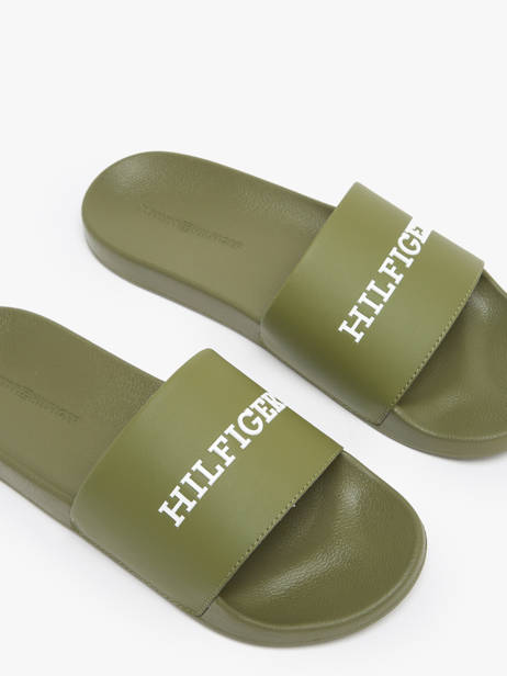 Claquettes Tommy hilfiger Vert men 5022MSD vue secondaire 2