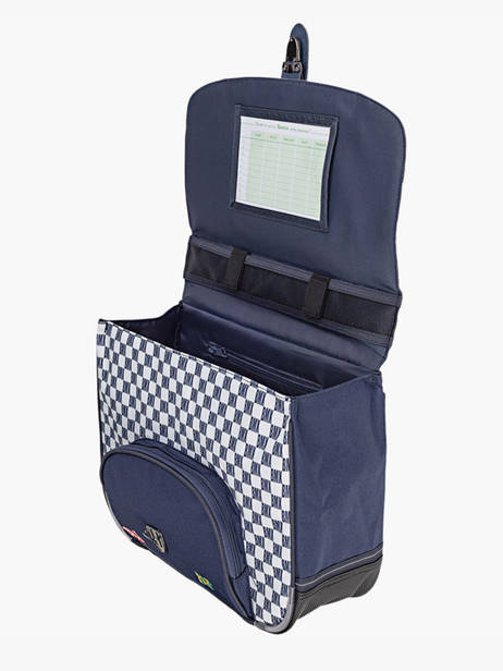 Cartable 1 Compartiment Tann's Bleu les fantaisies g 35252 vue secondaire 2