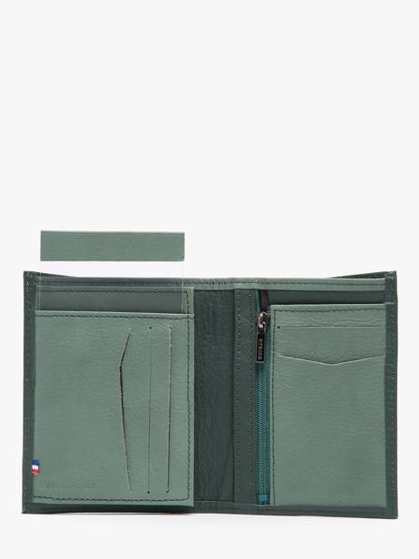 Wallet With Coin Purse Cadence Leather Etrier Green cadence ECAD5143 other view 1