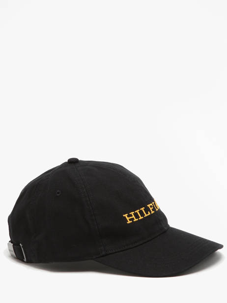 Casquette Tommy hilfiger Noir th monotype AM12537 vue secondaire 1