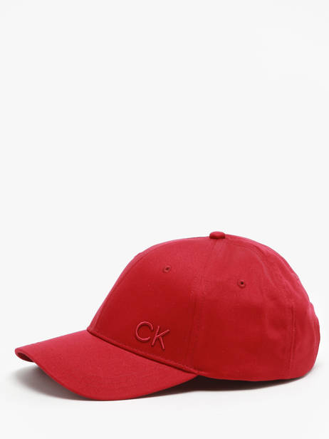 Casquette Calvin klein jeans Rouge ck cotton K612000 vue secondaire 1