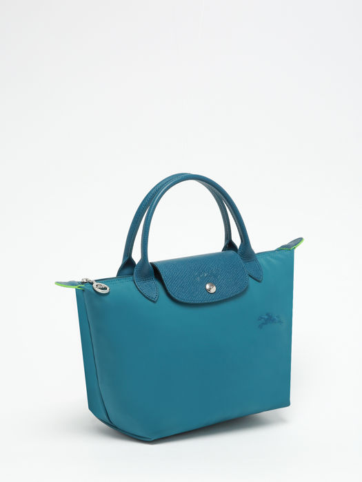 Longchamp Le pliage green Sacs porté main Bleu