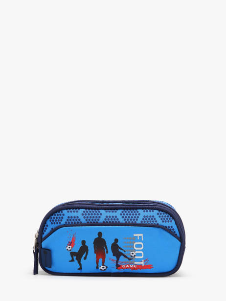 Trousse 2 Compartiments Snowball Bleu foot 46111