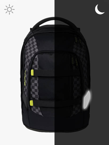 Sac à Dos 2 Compartiments Satch Gris pack 186 vue secondaire 5