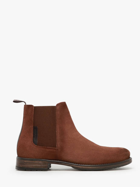 Boots En Cuir Redskins Marron men NEURONE