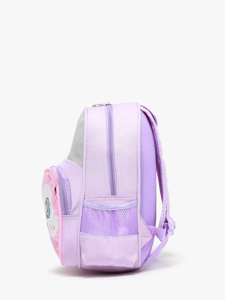 Mini Backpack Miniprix Violet animal 608 other view 2