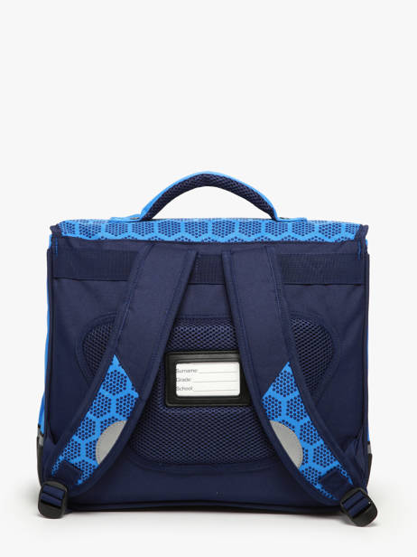 Cartable 2 Compartiments Snowball Bleu foot 46138 vue secondaire 4