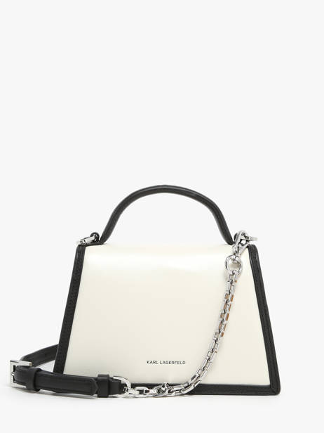 Crossbody Bag K Signature Leather Karl lagerfeld White k signature 245W3072 other view 4