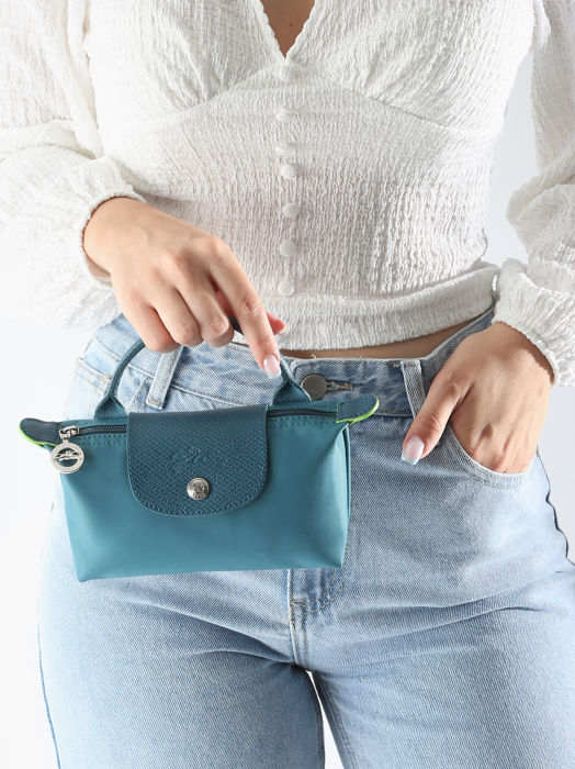 Longchamp Le pliage green Pochettes Bleu