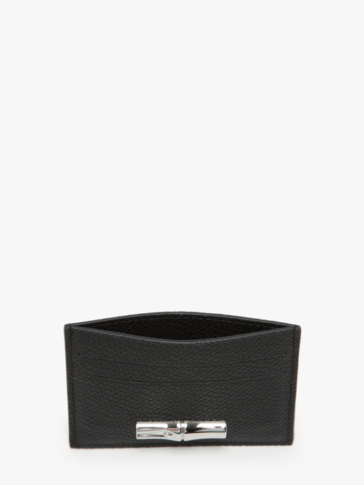 Longchamp Le roseau Bill case / card case Black