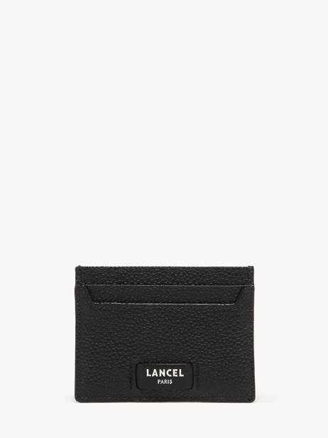 Leather Ninon Card Holder Lancel Black ninon A12795