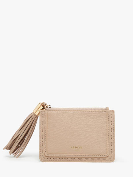 Porte-cartes Premier Flirt Cuir Lancel Beige premier flirt A10925