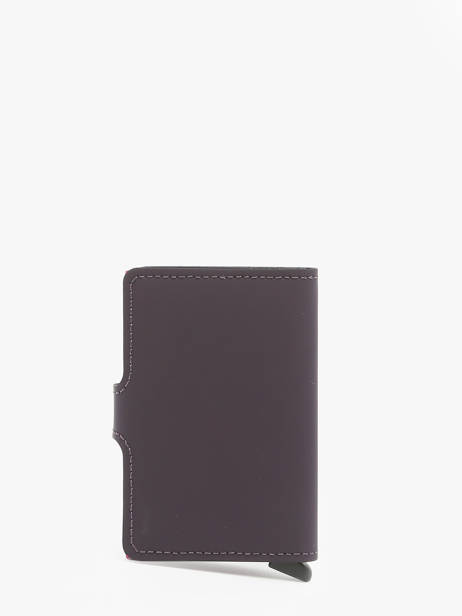 Card Holder Leather Secrid Violet matte MM other view 2