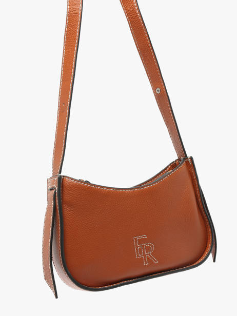 Shoulder Bag Foudre Leather Etrier Brown foudre EFOD089S other view 2