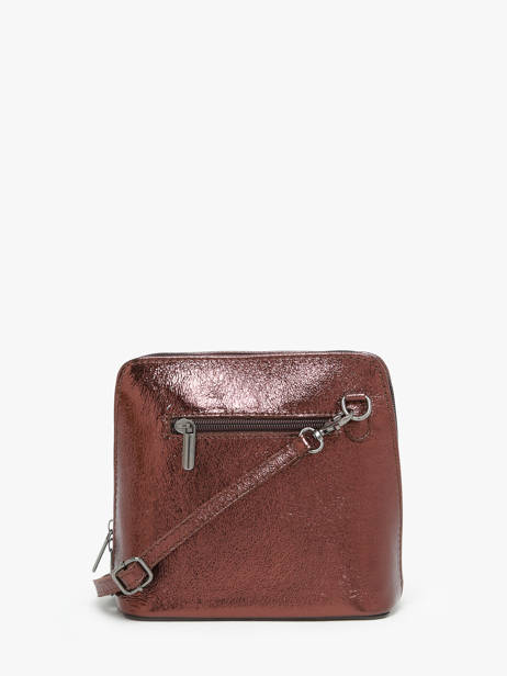 Sac Bandoulière Nine Cuir Milano Marron nine NI23117N vue secondaire 4