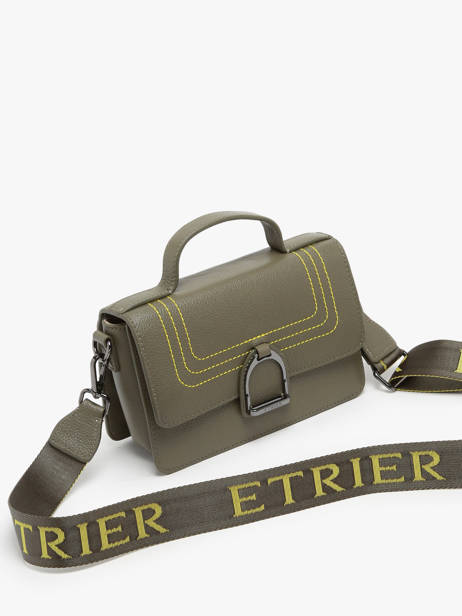 Crossbody Bag Altesse Surpique Leather Etrier Green altesse surpique EALS048S other view 2