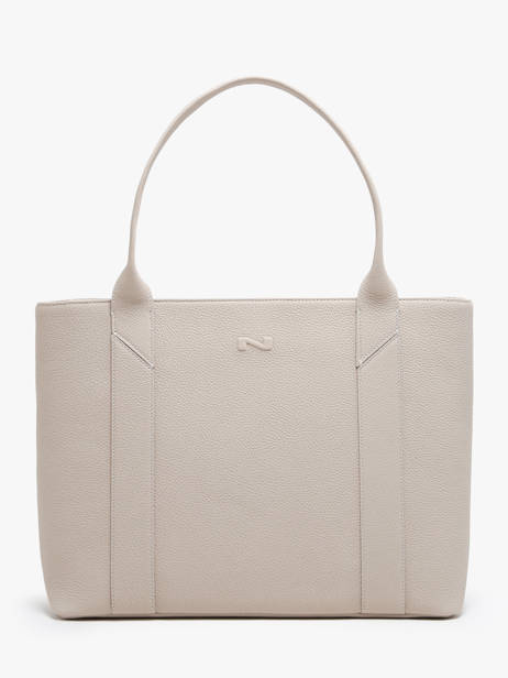 Shopping Bag Mondrian Leather Nathan baume Beige mondrian 5