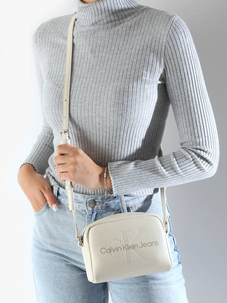 Crossbody Bag Sculpted Calvin klein jeans Beige sculpted K612220 other view 1