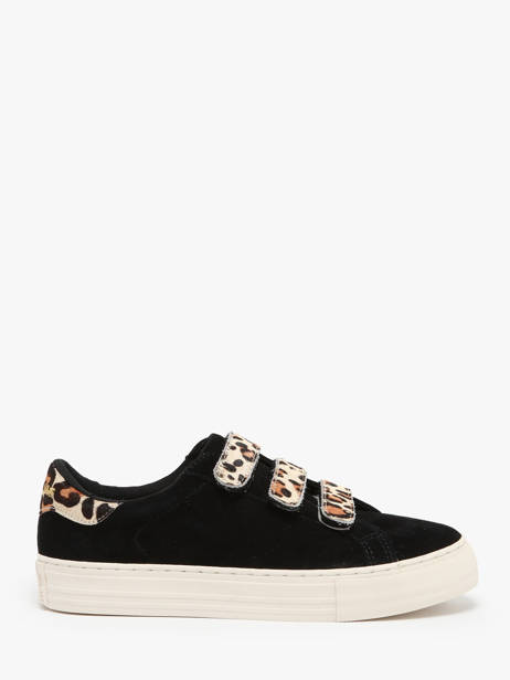 Sneakers Velcro Arcade En Cuir No name Noir women GFGL0415