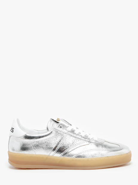 Sneakers In Leather Mjus Silver women T94132