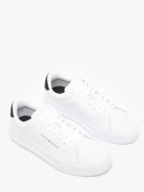 Sneakers En Cuir Tommy hilfiger Blanc men 52970LE vue secondaire 1