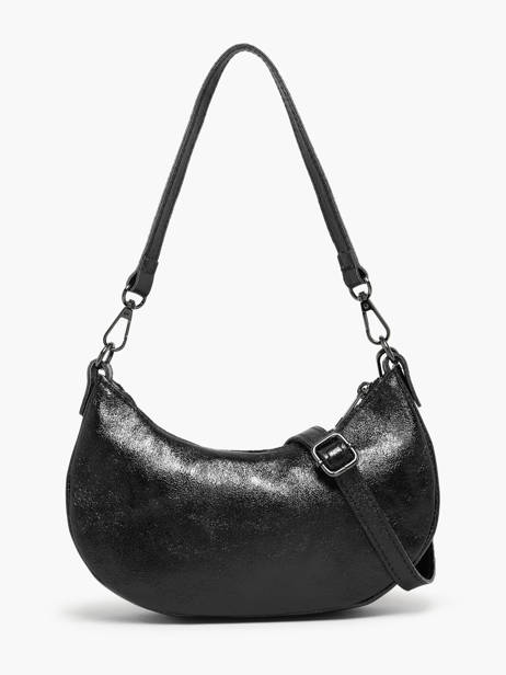 Sac Porté épaule Nine Cuir Milano Noir nine NI24061 vue secondaire 4