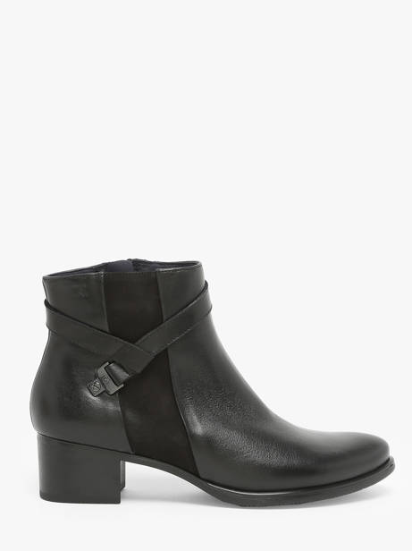 Boots In Leather Dorking Black theme D7232