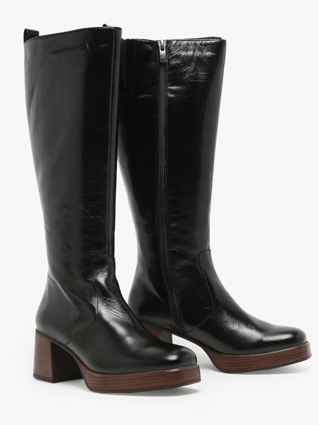 Bottes Cristel En Cuir Dorking Noir theme D9339 vue secondaire 1